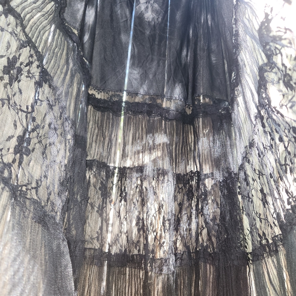 Vintage Valley Designs Y2K Gothic Slip Skirt